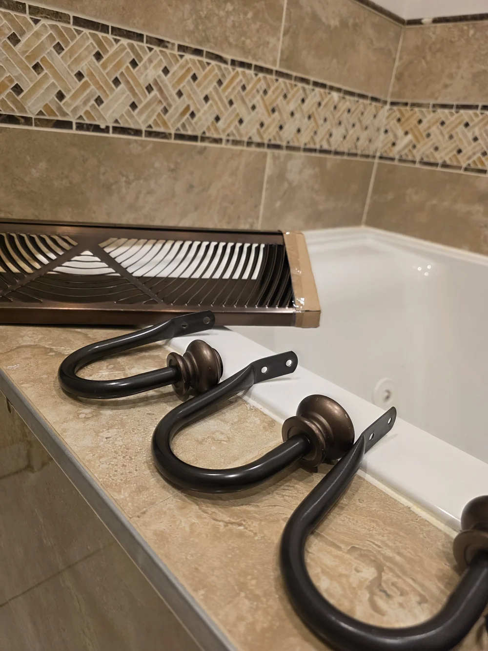 Bronze Curved Bath Vent Cover & More.
